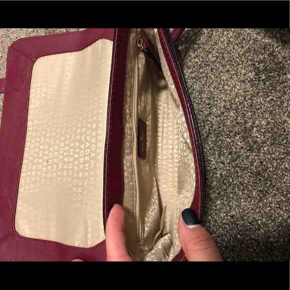 Maroon Kate Spade Crossbody - Picture 5 of 6